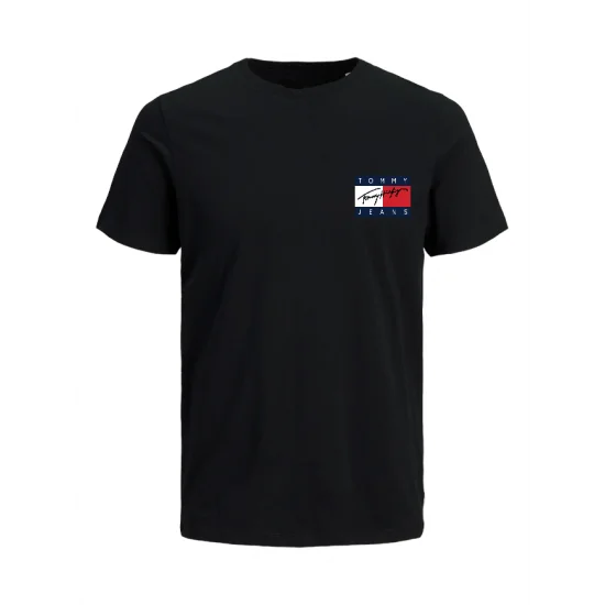 T-SHIRT - TOMMY JEANS ΜΙΚΡΟ ΜΑΥΡΟ