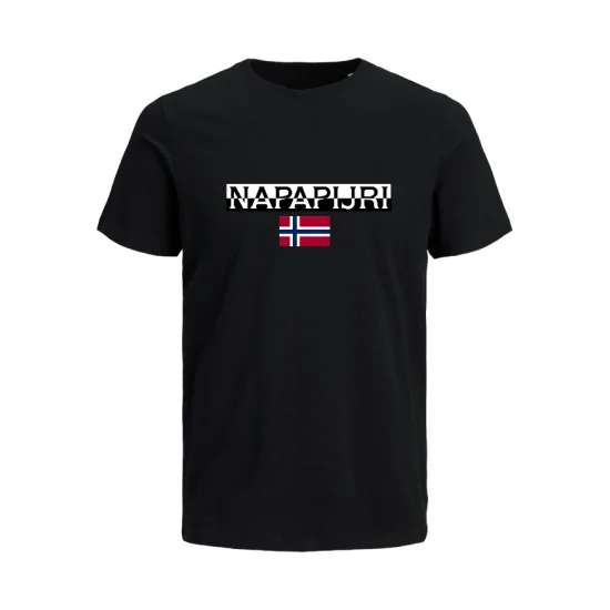T-SHIRT - NAPAPIJRI ΜΑΥΡΟ