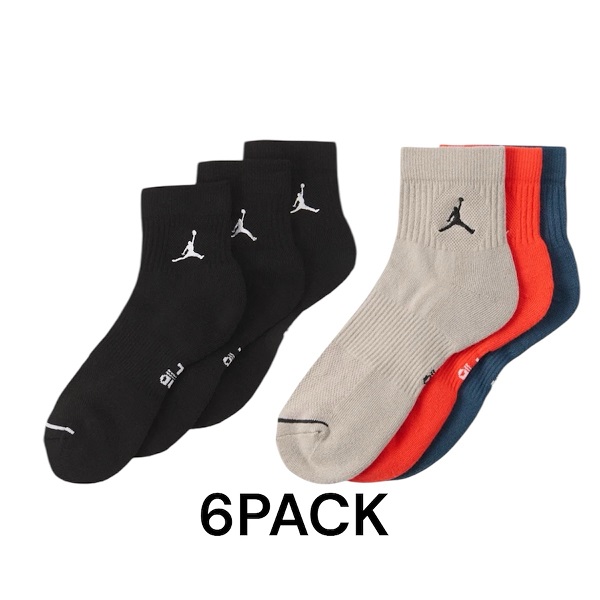 ΚΑΛΤΣΕΣ JORDAN - ΠΑΚΕΤΟ 6 ΤΕΜΑΧΙΩΝ - J21